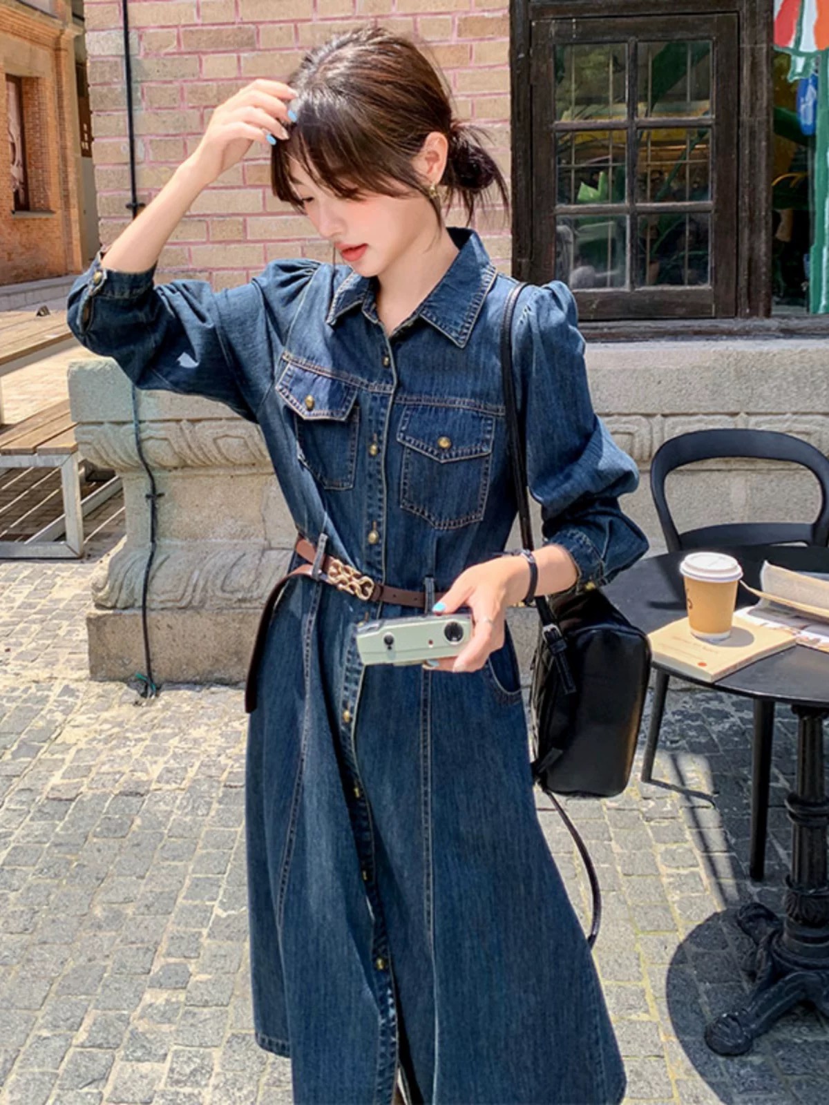 In my auntie era dress & belt DD120 images